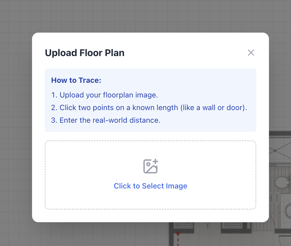 Screenshot of the upload interface in RoomyLab